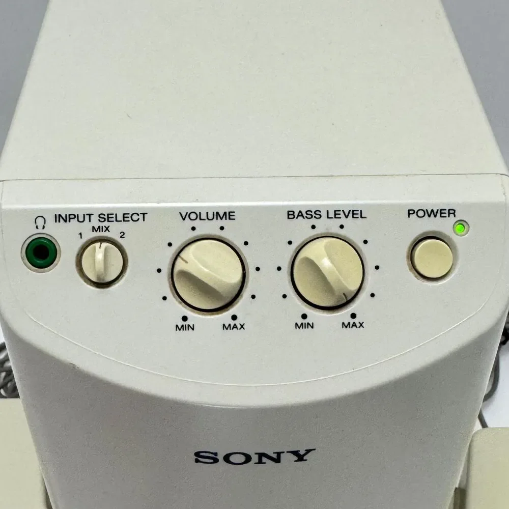 Vintage Sony SRS-PC300D Active Speaker System Desktop Computers Personal System